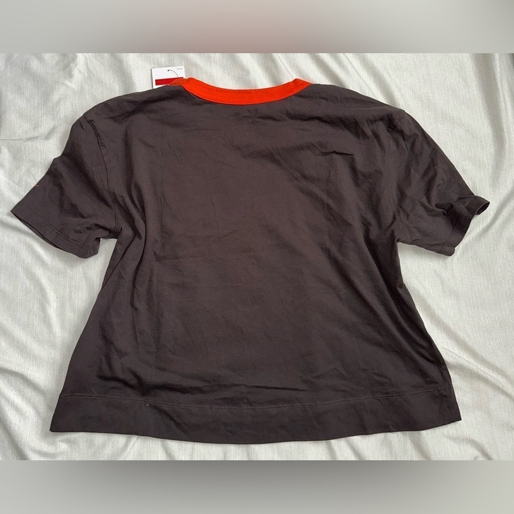 Cleveland Browns Nike Women's High Hip Fashion Cropped Top - Picture 6 of 6